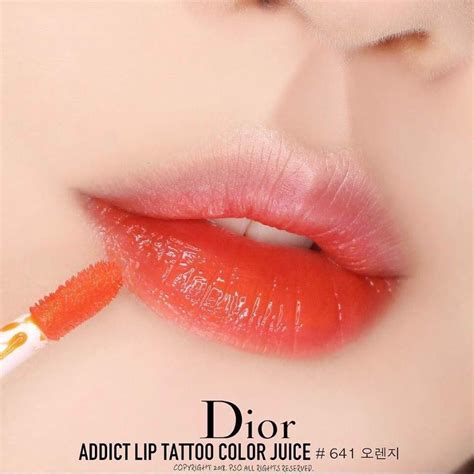 dior addict lip tattoo 641